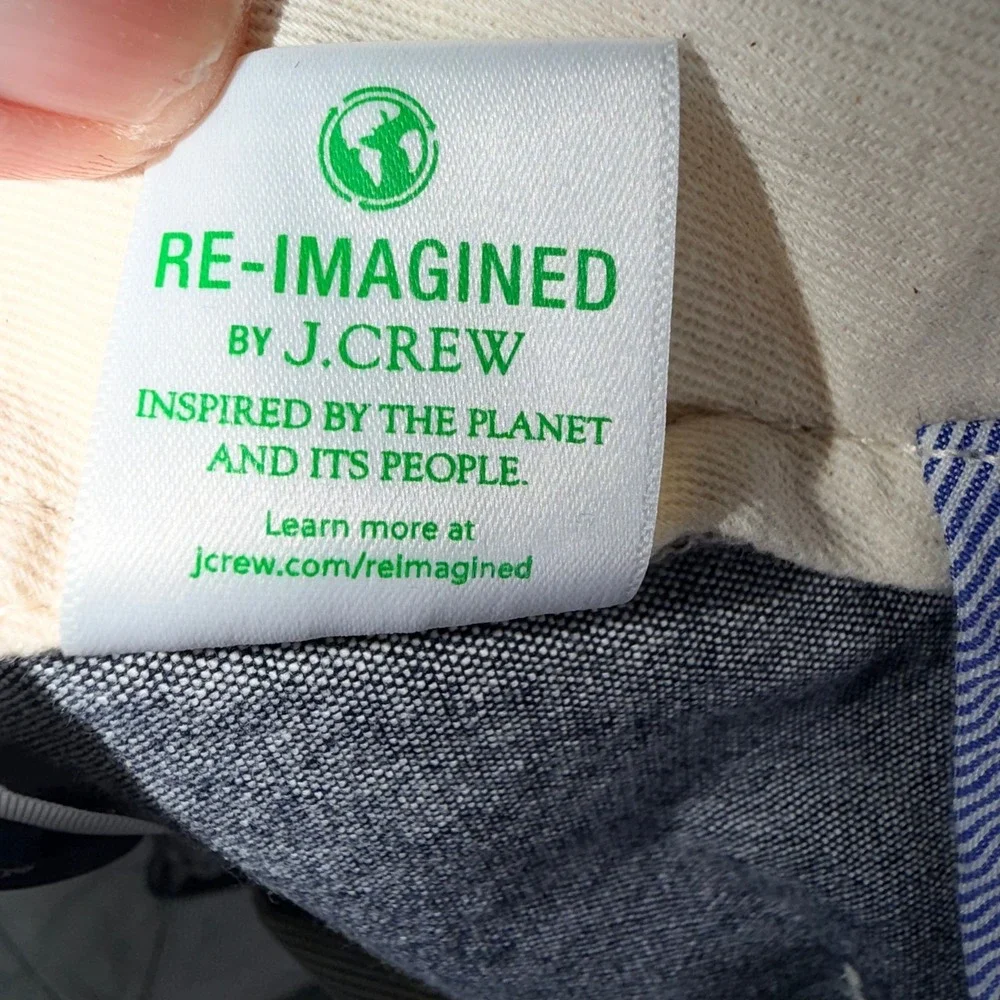 J.Crew Mens 484 Slim Fit Chino Pants Size 28x32‎ Blue Stretch Flat Front